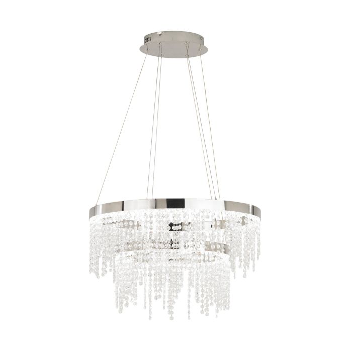 ANTELAO Stl Pendt. Clear Glass NRB 150cm #39281 (NEW STOCK ARRIVING SOON)