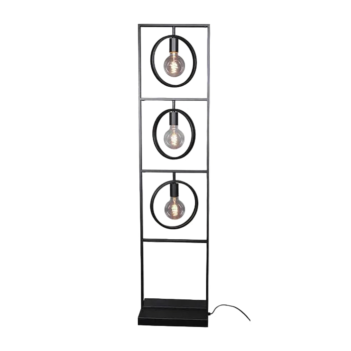 Ringmaster Floor Lamp Black E27 #3E-KLT-200/BL