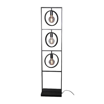 Ringmaster Floor Lamp Black E27 #3E-KLT-200/BL