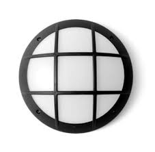 Gelmi-GR 18W Ceil./Wall Grid Bulkhead Black E27 #3G3.000BG