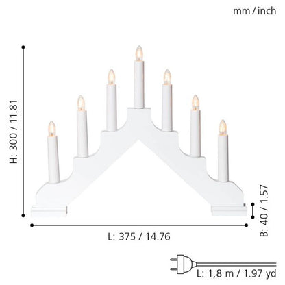 ADA Candlestick White - #410456