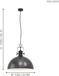 COMBWICH Steel Pendant Black, Creme E27 #43052