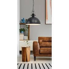COMBWICH Steel Pendant Black, Creme E27 #43052