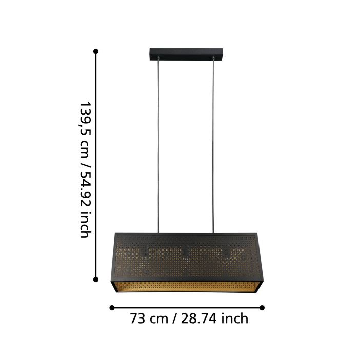 SALLICANO Pendant Light E27 #43559