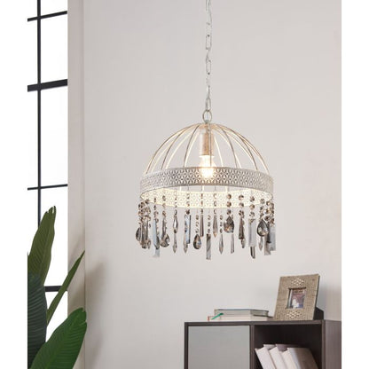STEELEVILLE Stl Pendt. Lt Black Transparent E27 #43587