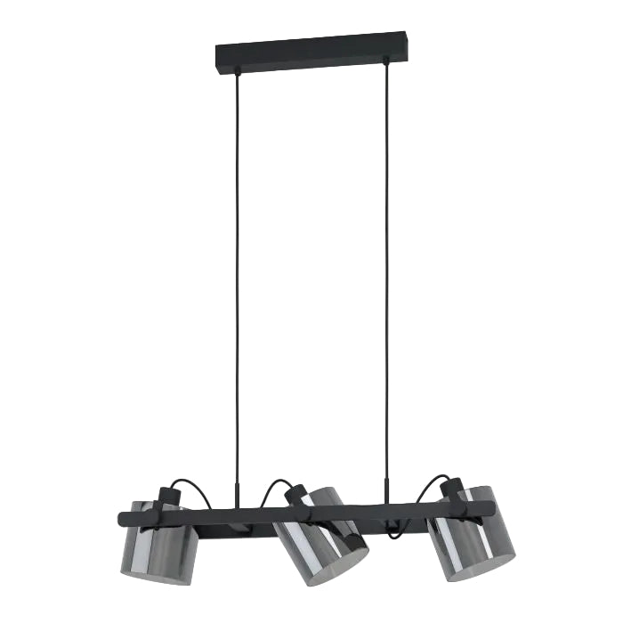 HORNWOOD 2 Steel, Wood Pendant Lt Bk E27 #43606