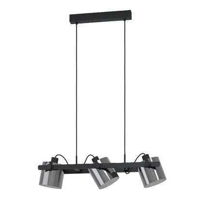 HORNWOOD 2 Steel, Wood Pendant Lt Bk E27 #43606