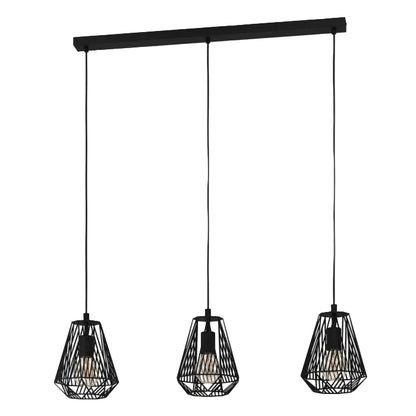 STYPE Steel Pendt. Lt Black E27 110cmx96cm  #43693
