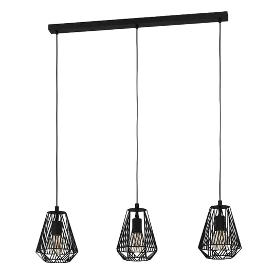 STYPE Steel Pendt. Lt Black E27 110cmx96cm  #43693