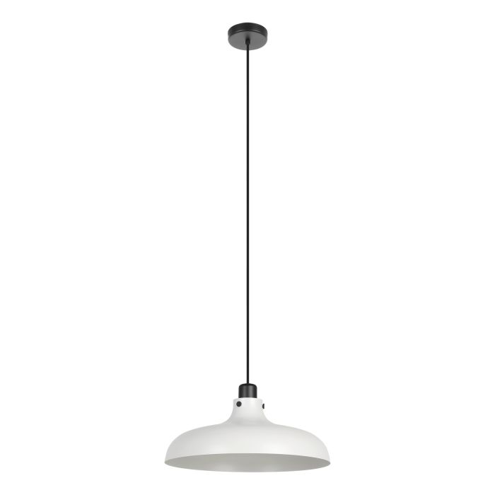 MATLOCK Steel Pendant Lt Grey Black E27 #43825