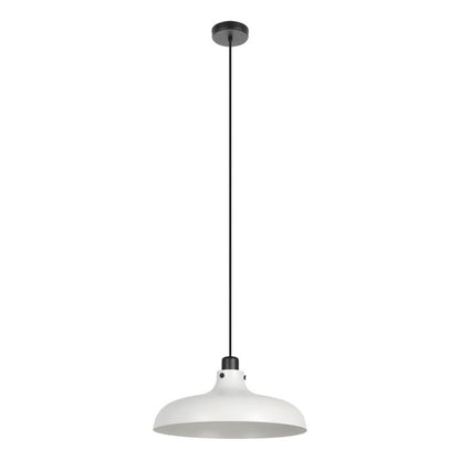 MATLOCK Steel Pendant Lt Grey Black E27 #43825