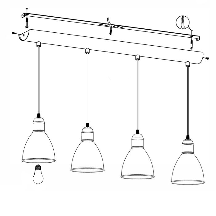 PRIDDY Pendant Light - #49466