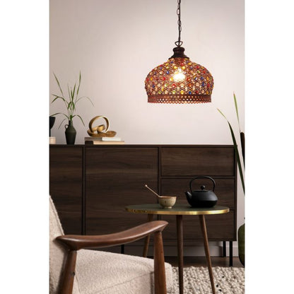 JADIDA Stl Pendant Lt Antique Copper E27 #49764