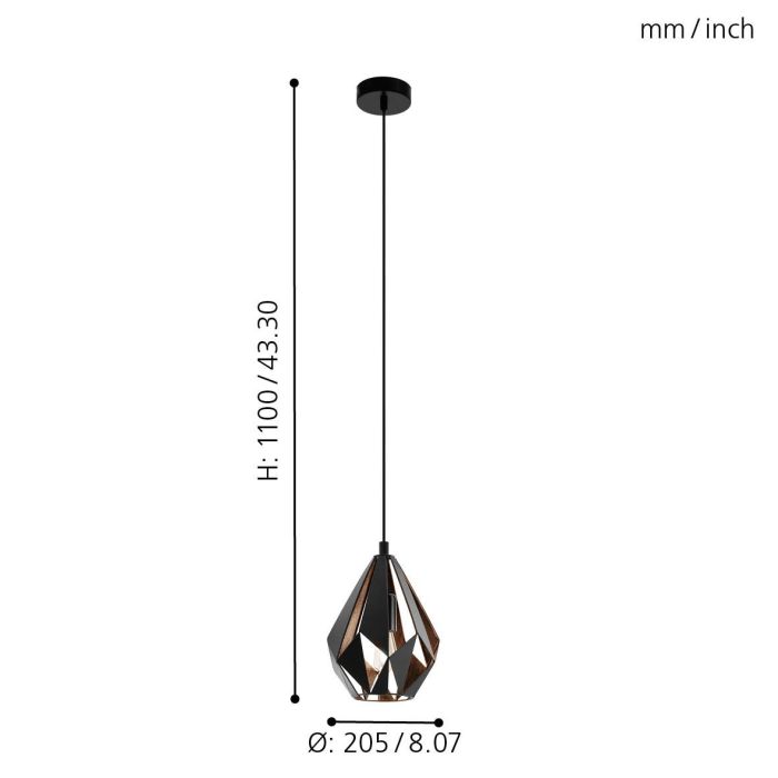 CARLTON 1 Pendant Light - #49997