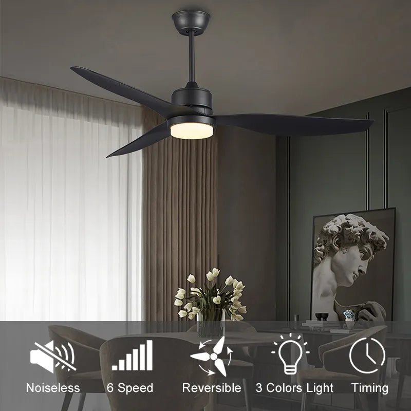 Matt Black Ceiling Fan - #F359BK