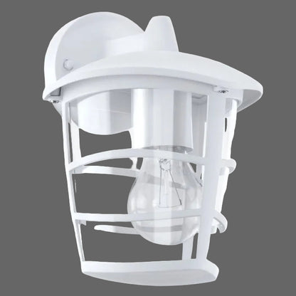 ALORIA Alu Wall Light White E27 IP44 #93095