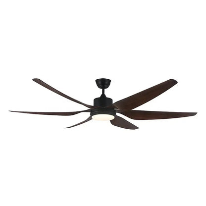 Matt Black and Brown Ceiling Fan - #F871BK