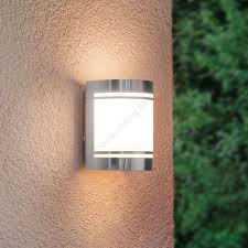 ROSADA-E OD Wall Light S/Stl, White #74009