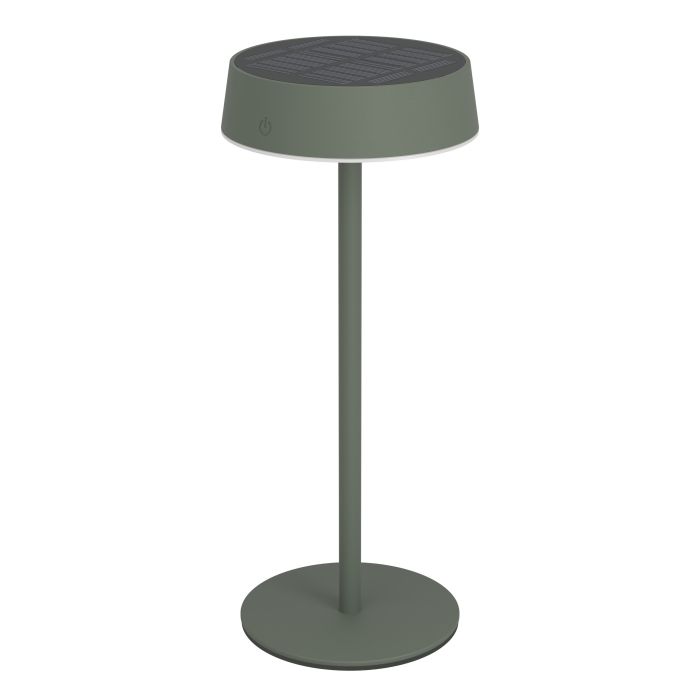 SIMERI OD Solar Table Lamp w USD Dimmable Green #75878