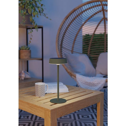 SIMERI OD Solar Table Lamp w USD Dimmable Green #75878