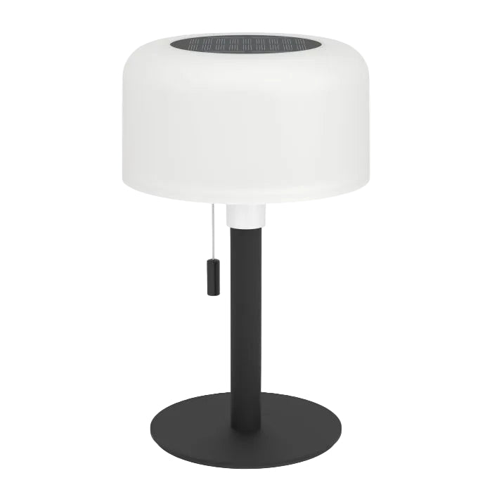 MONTAPALMA OD Solar Table Lamp Blk, White IP54 #75887