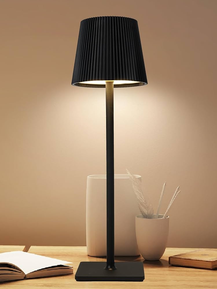 LEONERO Touch Table Lamp w USD Black IP20 75935