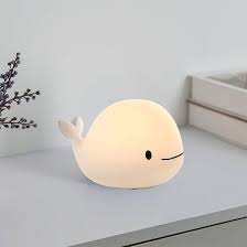 CASTELLINO Whale Kids Table Lt w USB White WW #75944