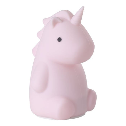 CASTELLINO Unicorn Kids Table Lt w USB Pink WW #75946