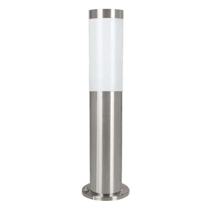 HELSINKI OD Garden Bollard Silver, White E27 IP65 #81751