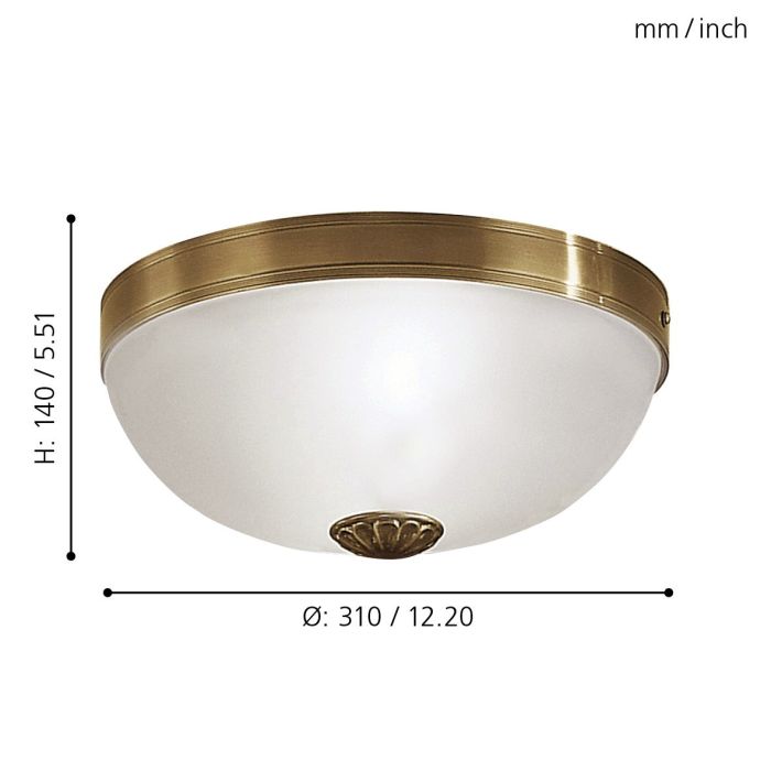 IMPERIAL Wall/Ceiling Light - #82741