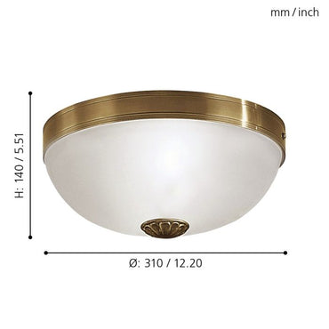 IMPERIAL Wall/Ceiling Light - #82741