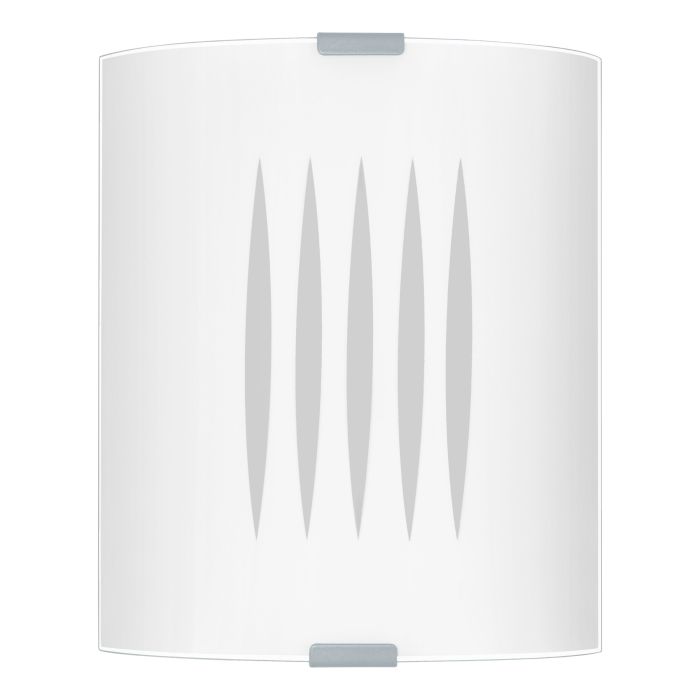 GRAFIK Satin Glass Wall Lt Line Motif E27 #83132
