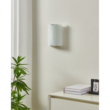 GRAFIK Satin Glass Wall Lt Line Motif E27 #83132