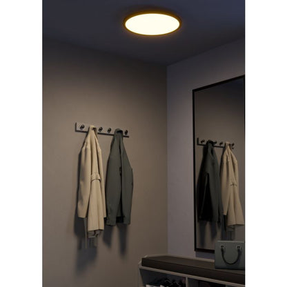 SARSINA Smart LED Ceiling Lt Black, White IP20 #900761