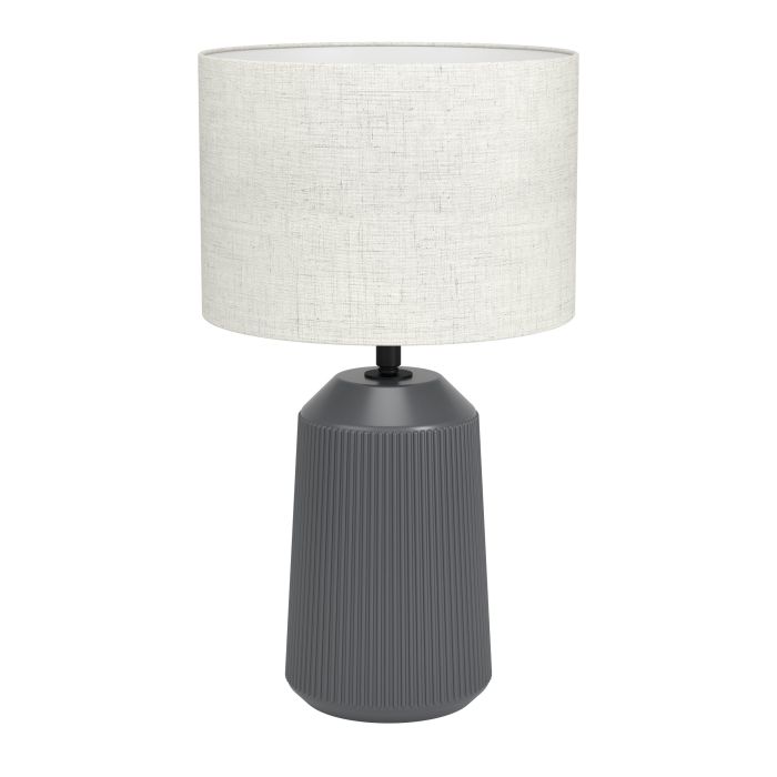 CAPALBIO Ceramic Table Light Grey, Natural E27 #900824
