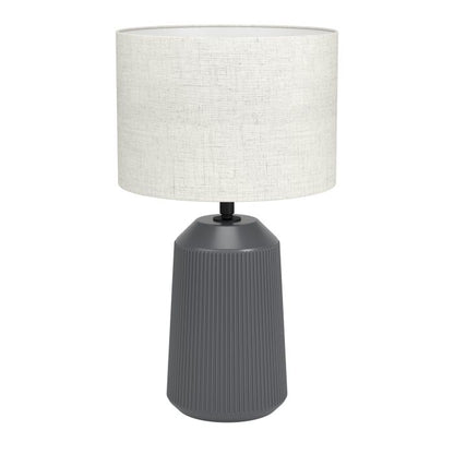 CAPALBIO Ceramic Table Light Grey, Natural E27 #900824