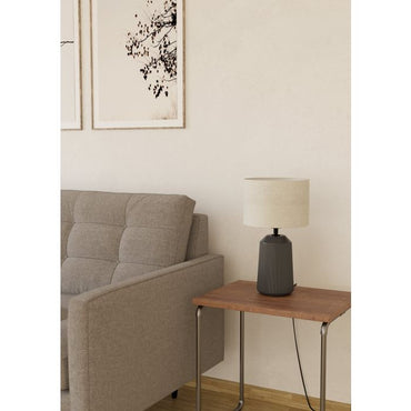 CAPALBIO Ceramic Table Light Grey, Natural E27 #900824