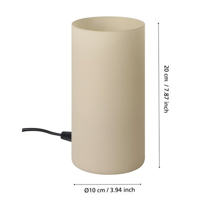 GEO Glass, Plastic Table Lamp Sandy E14 #901067