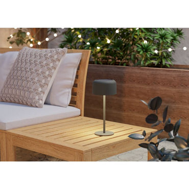 ROCCANOVA Solar Table Lamp w USB Green IP44 #901894