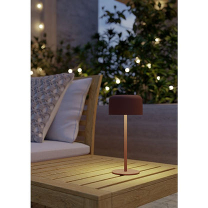 ROCCANOVA Solar Table Lamp w USB Orange IP44 #901896