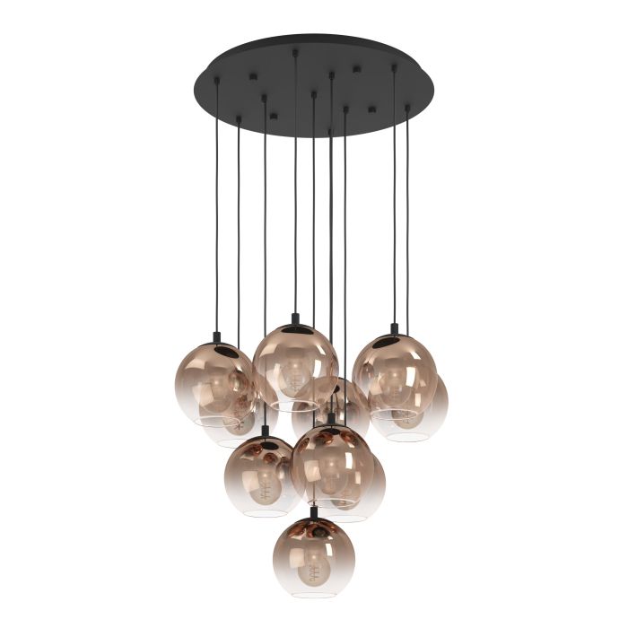 ARISCANI 1 10 Lt Pendant Copper Coloured E27 #901926