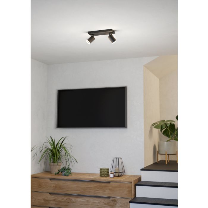 MELITELLO-Z Smart 2 Lt Ceiling Spot Black #901941
