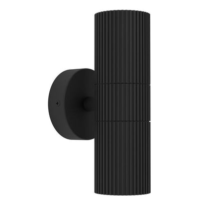 TOMELLOSO Alu Up, Dwn Wall Lt Black GU10 IP44 #902038