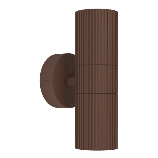 TOMELLOSO Up, Down Wall Lt Rust Colored GU10 IP44 #902041