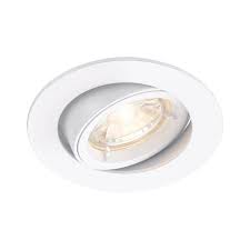3xRGB LED Recessed Downlights Tilt White IP20  #902286