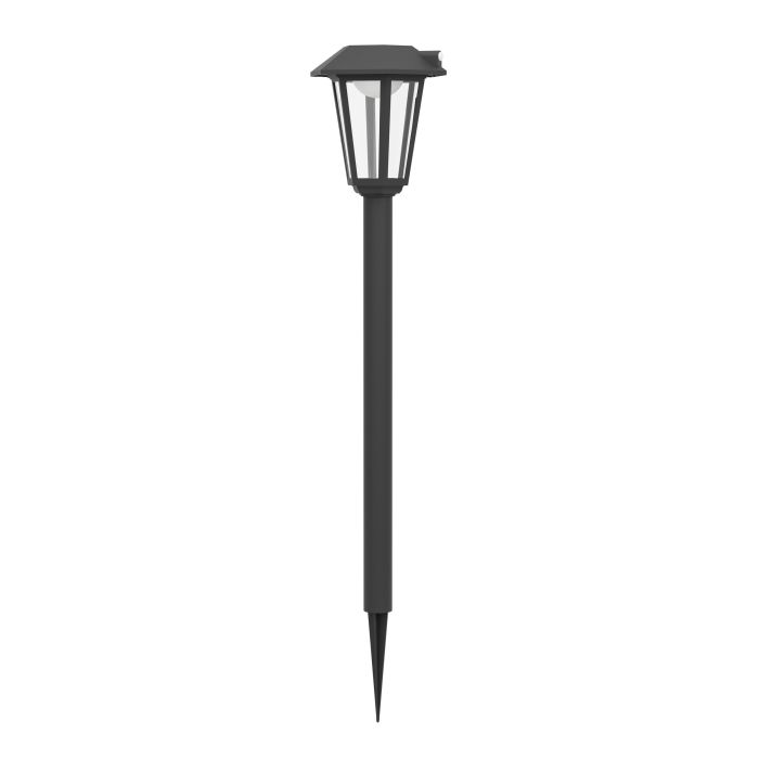 PRIETTA Solar Spike Lt w Sensor Black IP44 #902439