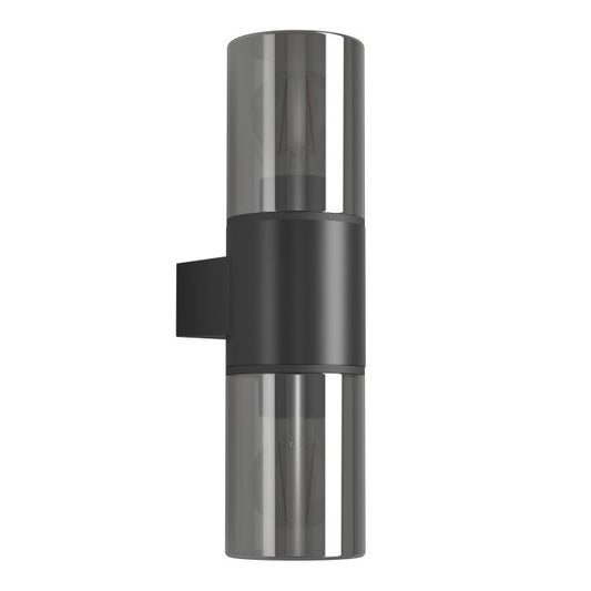 CROPANI Glass Wall Lt Black, Grey E27 IP54 #902442