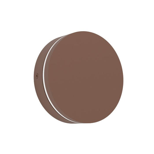 PEDERSANO Alu Round Wall lt Rusty Brown CCT IP44 #902484