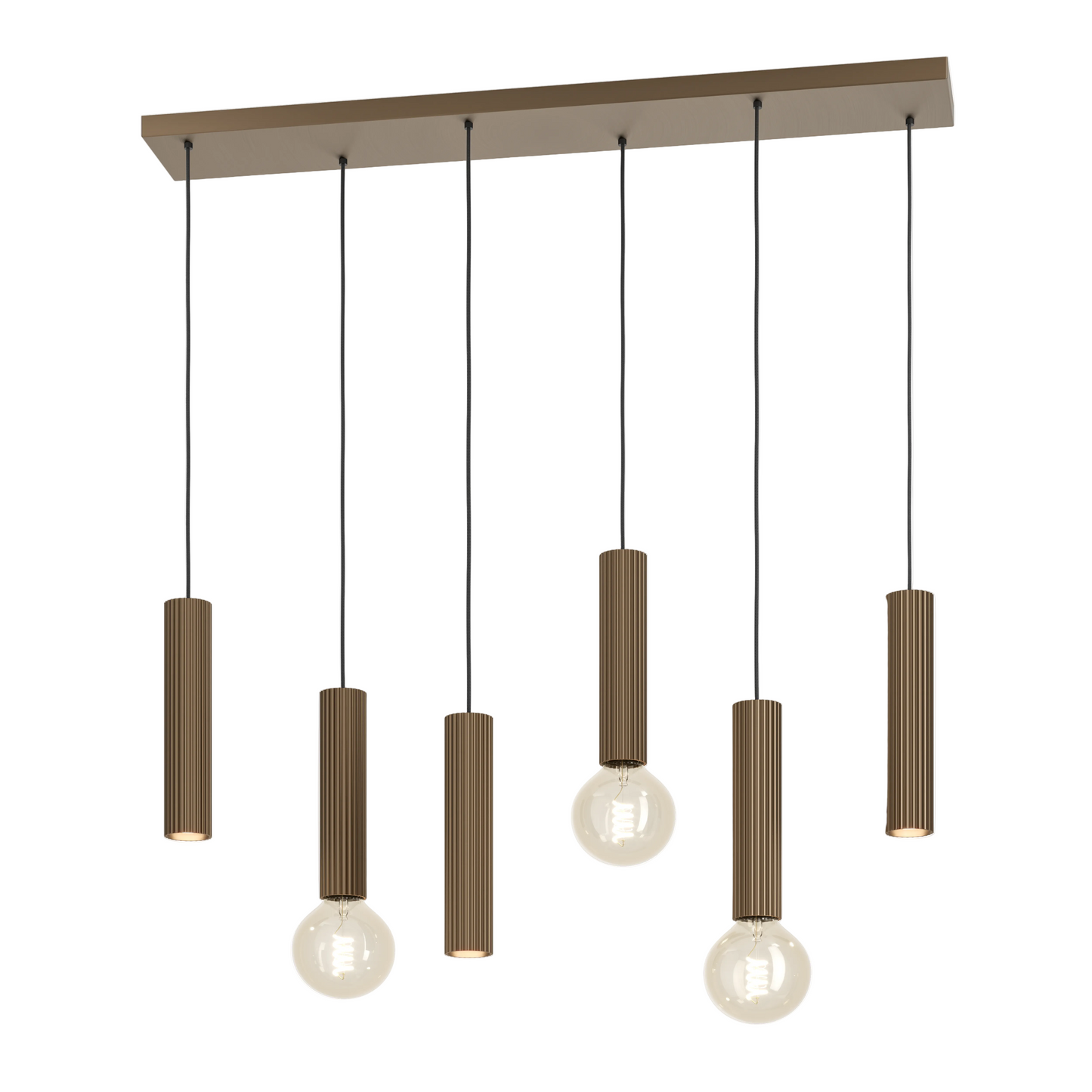 FARIOLO 6 Lt Horizontal Pendant Dark Bronze GU10 #902521