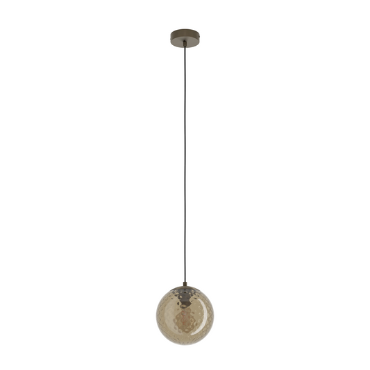 RONDO 2 Steel, Glass Pendant Dark Bronze E27 #902537